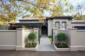 Front Fence And Paint Colour House Exterior Melbourne House Classic House