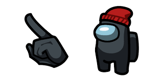 Among Us Black Character In Beanie Hat Among Us Black Among Us Black Character Black Character