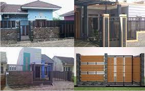 Harga pagar rumah batu alam juga tidaklah terlalu mahal mengingat bahan yang. 29 Pagar Rumah Minimalis Batu Alam 2019 Rumah Minimalis