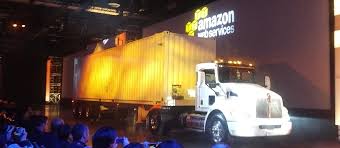 Amazon introduced the snowmobile at its annual re:invent user conference in las vegas aws will provide security while the snowmobile is on site, as well as an escort during transit. Aws Throws A Really Big Snowball Channel Daily News