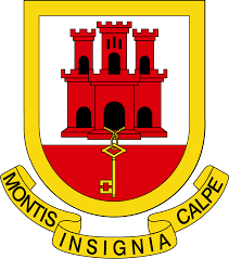 Eine union flag mit dem abzeichen von gibraltar unkenntlich gemacht. Wappen Gibraltars Wikipedia
