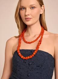 Colar Le Lis Iris Coral Feminino 37.27.3785