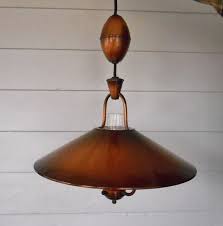 Sale Vintage Copper Hanging Light Fixture Country Kitchen Etsy Hanging Light Fixtures Copper Hanging Lights Country Kitchen Lighting