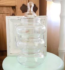 Download Set Of Clear Bubble Glass Stacking Jars With Lid 3 Three Etsy Bubble Glass Stacking Jars Glass Jars With Lids