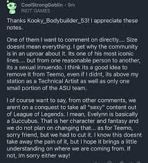 Riot on Teemo Mains - 'Size doesnt mean everything' controversy revealed