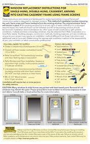 Maybe you would like to learn more about one of these? Pella 80yv0102 Replacement Instructions Manual Pdf Download Manualslib