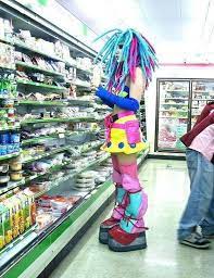 le~cirque~de~computer~harddrive: cybergoths at grocery stores mood board