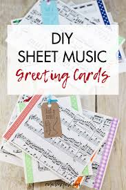 Scroll through the list until you see a template that you like, but be aware that some may have a price tag on them. Diy Just A Note Sheet Music Greeting Cards Rose Clearfield