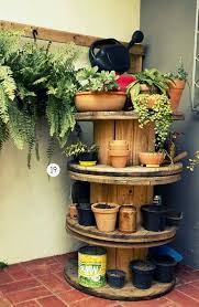 Upcycled Cable Reel Ideas Upcycle Art Spool Furniture Pallet Planter Wooden Cable Spools