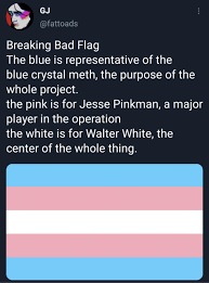 Breaking bad pride flag