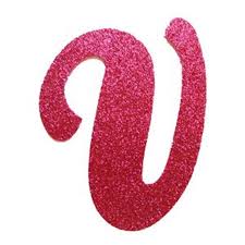 Versinho de abertura essa brincadeira é de adivinhar leia o versinho e você vai acertar! Letra Cursiva Em Gliter V Pink Titulo Moldes De Letras Cursiva Moldes De Letras Letras Cursivas