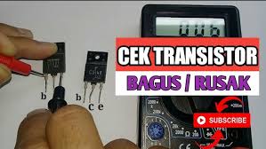 Putar posisi avo meter ke skala ohm. Cara Mengukur Transistor Cek Rusak Atau Masih Bagus Transistor Dengan Multimeter Digital Youtube