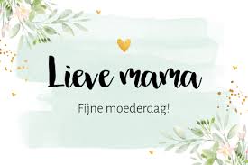 Een mengeling van nieuwigheden en van vakkennis, voortgezet sinds 1926. Moederdagkaart Waterverf Bloemen