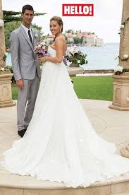 New Picture Released Of Novak Djokovic And Jelena Ristic S Stunning Wedding Glamourous Wedding Dress Tennis Wedding Jelena Djokovic