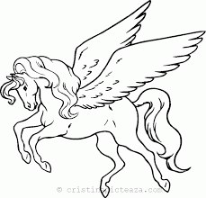 Maybe you would like to learn more about one of these? Unicorn De Colorat Planse De Colorat Cu Cai Inaripati