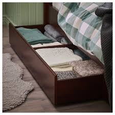 Songesand Underbed Storage Box Set Of 2 Brown Full Double Twin Single Ikea In 2020 Under Bed Storage Bed Frame Storage Boxes