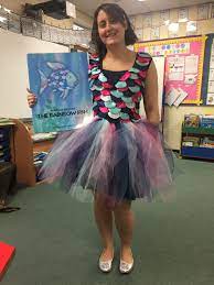 World Book Day Rainbow Fish Costume Rainbow Fish Costume Fish Costume School Halloween Costumes