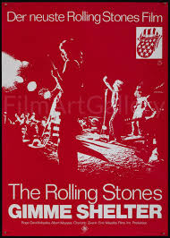 Gimme Shelter Movie Poster 1972 German A1 (23x22)