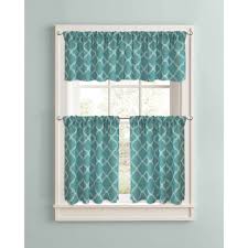 Save on curtains at jcpenney®. Better Homes Gardens Trellis Kitchen Curtains Set Of 2 Walmart Com Walmart Com