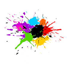 5 Colorful Paint Splash Background