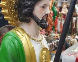 24 Inch Statue Saint Jude With Money Stack Money Bag San Judas Con Dinero  Jesus Catholic Saint San Judas Tadeo