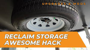 Do i need a spare tire? Budget Friendly Fifth Wheel Spare Tire Mount Relocation Under Frame Reclaim Your Storage Youtube