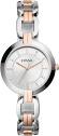 Amazon.com: Fossil Women's Kerrigan Quartz Stainless Three-Hand ...