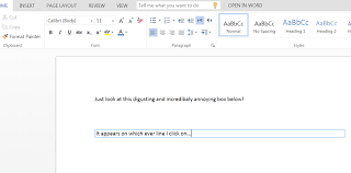 How Do I Get Rid Of This Hideous Blue Box That Appears On Any Line I Microsoft Community