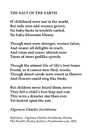 Algernon Charles Swinburne English Poet Earth Poems Mother Earth Poem Earth Day Poems