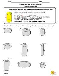 So, the surface area of the right cylinder is about 132 square meters. Surface Area Of A Cylinder In Terms Of Pi Tpt