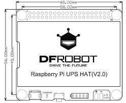 Raspberry Pi Ups Hat Sku Dfr0494 Dfrobot