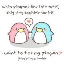 There is nothing in the world that feels as good as falling in love. Soulmate Penguins Love Quote