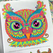 Colorist Showcase Tammy Thaneeya Com Coloring Book Art Owl Coloring Pages Owl Canvas Art