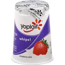 yoplait whips yogurt mousse lowfat