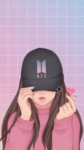 Wallpaper Kpop Bts Love By Case4you Kpop Bts Illustration Iphone Korean Cute Love Wallpapers Cute Girl Drawing Girly Drawings
