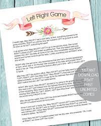 Printable Left Right Baby Shower Game Boho Arrow Theme Baby Shower Funny Modern Baby Shower Games Baby Shower Game Cards