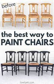 How To Paint Wooden Chairs The Easy Way In 2021 Painted Wooden Chairs Painted Chairs Painted Wood Chairs