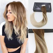 Ombre Remy Tape In Human Hair Extensions Off Black Fading To Dark Brown Hair 20pcs 50g 1b 6 With Images Ombre Hair Blonde Tape In Hair Extensions Brown Ombre Hair Color