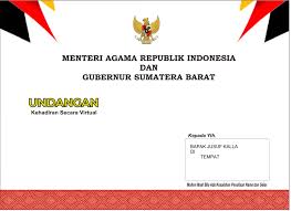 Penulisan nama bapak di undangan. Undangan Pembukaan Dan Penutupan Secara Virtual Bapak Jusuf Kalla