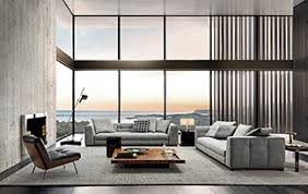 Ecksofa brooke stoff, synthetisches leder schwarz, grau. Minotti