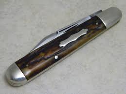 $175.0 vtg ec simmons keen kutter st louis folding pocket knife 2.75 blade stag handle. Vintage E C Simmons Keen Kutter St Louis Mo Genuine Stag Large Jack Knife