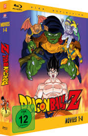 The first season of the dragon ball z anime series contains the raditz and vegeta arcs, which comprises the saiyan saga, which adapts the 17th through the 21st volumes of the dragon ball manga series by akira toriyama. Dragon Ball Z The Movies Jetzt Auf Blu Ray 4 Filme In Einer Box