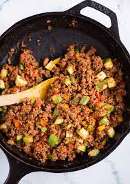 Dinner will be ready to eat in just under an hour. Healthy Ground Beef Vegetable Skillet Recipe The Flavours Of Kitchen