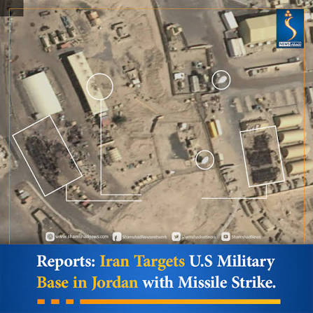 ShamshadNews | Iranian media report that Iran has targeted the Muwaffaq  Salti Air Base in Jordan with a missile attack. No further details about  the... | Instagram