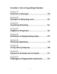 K To 12 Grade 2 Learning Material In Mother Tongue Based Mtb Mle 2nd Grade 12th Grade Tagalog Quotes