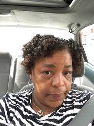 Cornrows and perm rod set hairstyle