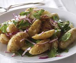 Warm Kipfler Potato Salad Recipe Potatoes Vegetable Recipes Potatoe Salad Recipe