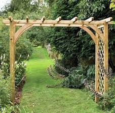 Forest Garden Ultima Pergola 2m Wide Wooden Garden Arch Pergola Garden Garden Arch Garden Arches