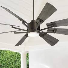 Enhance your space with designer fans. 72 Casa Vieja Windmill Bronze Damp Led Ceiling Fan 64y24 Lamps Plus