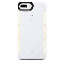 Amazon Com Lumee Duo Phone Case White Glossy Front Back Led Lighting Variable Dimmer Shock Absorption Bumper Cas With Images Lumee Iphone Cases Selfie Phone Case